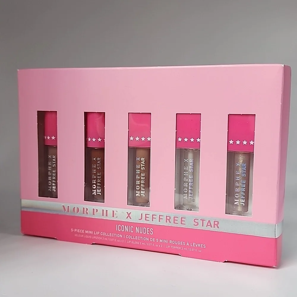 Morphe X Jeffree Star Iconic Nudes 5 Piece Mini Lip Collection